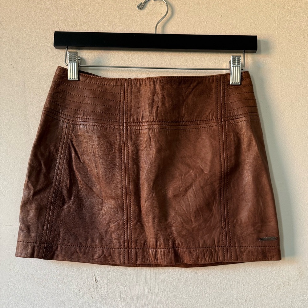 Vintage, Abercrombie and Fitch size 0 leather